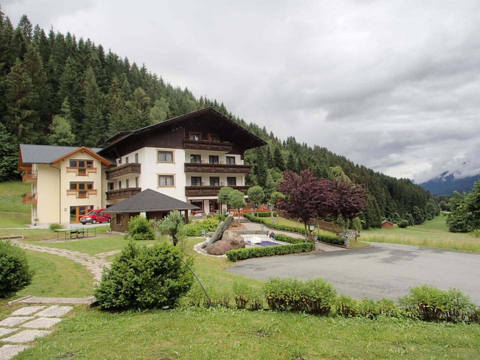 Blick vom POOl Gasthof Pension Birkenhof