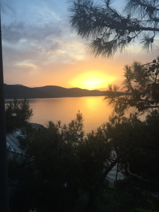 Sonnenuntergang vom Balkon Sarpedor Boutique Hotel