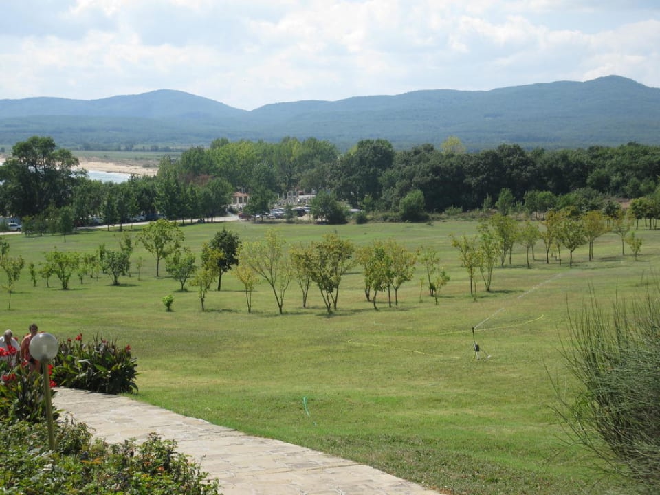 Ausblick vom Pelican in Richtung Strand Duni Royal Pelican Resort