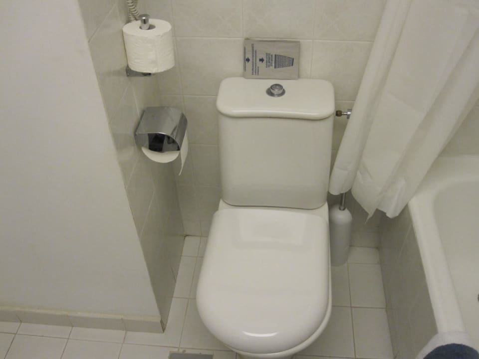 Bad und Toilette - sauber Ibiscus Hotel Rhodos