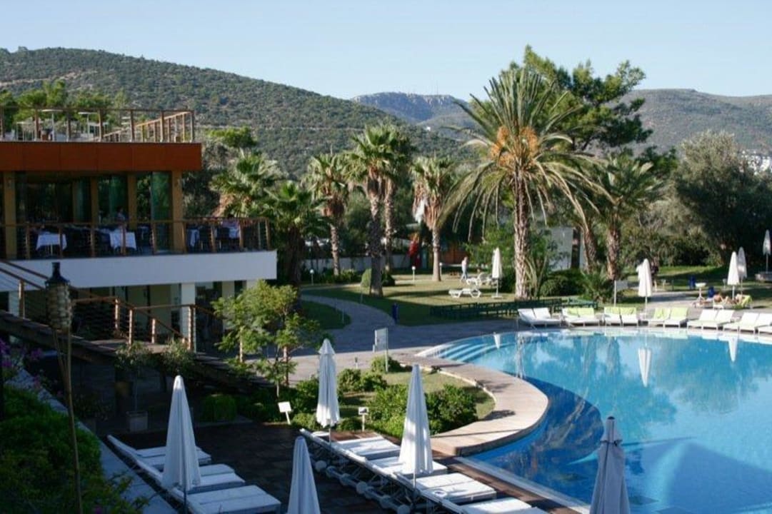 Ausblick von der Sonnenterrasse Doubletree by Hilton Bodrum Isil Club All-Inclusive Resort