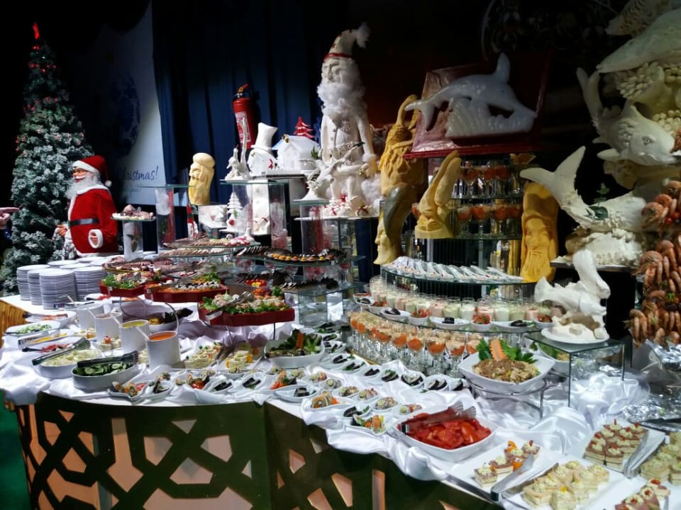 Buffet an Heiligabend Pickalbatros White Beach Resort - Hurghada