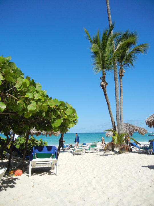 Der gepflegte Hotelstrand Grand Palladium Select Bávaro Resort & Spa