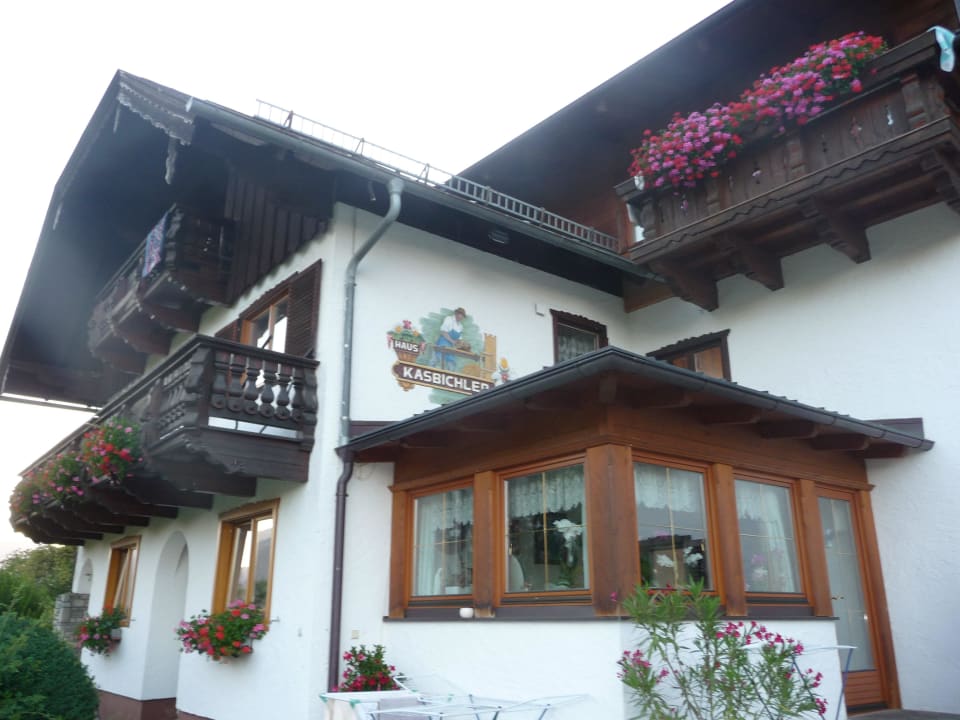 Pensionszimmer sind in der obersten Etage Haus Kasbichler