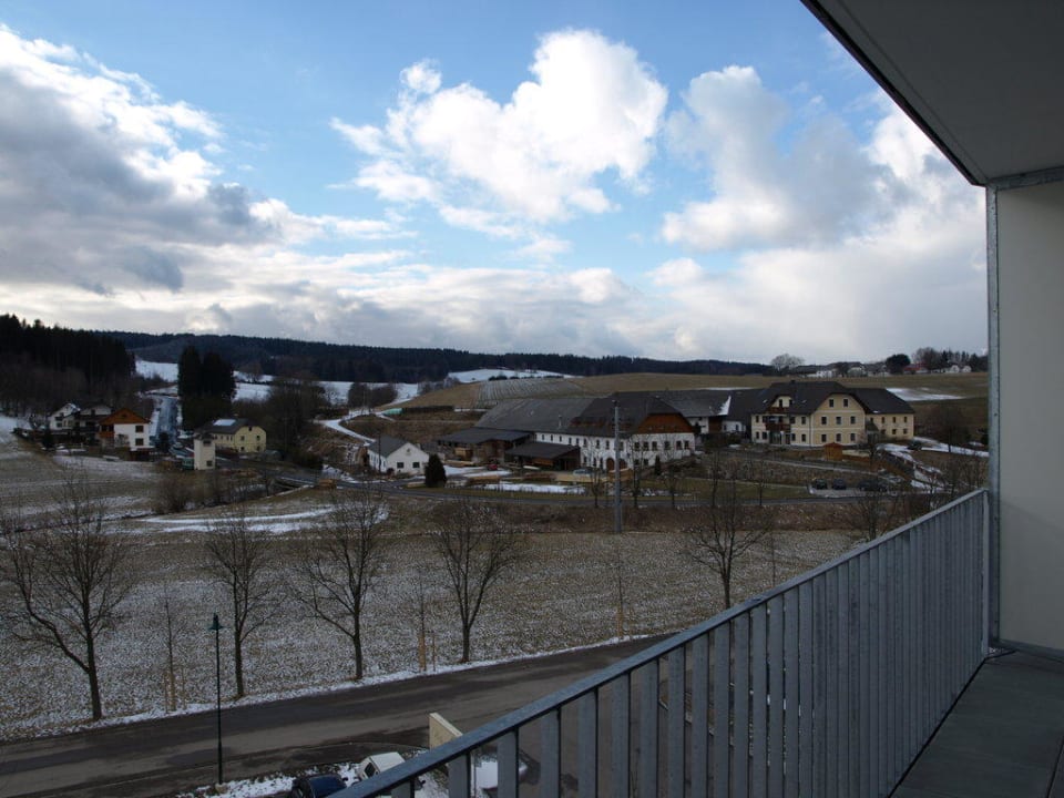 Blick vom Balkon Spa Hotel Bründl