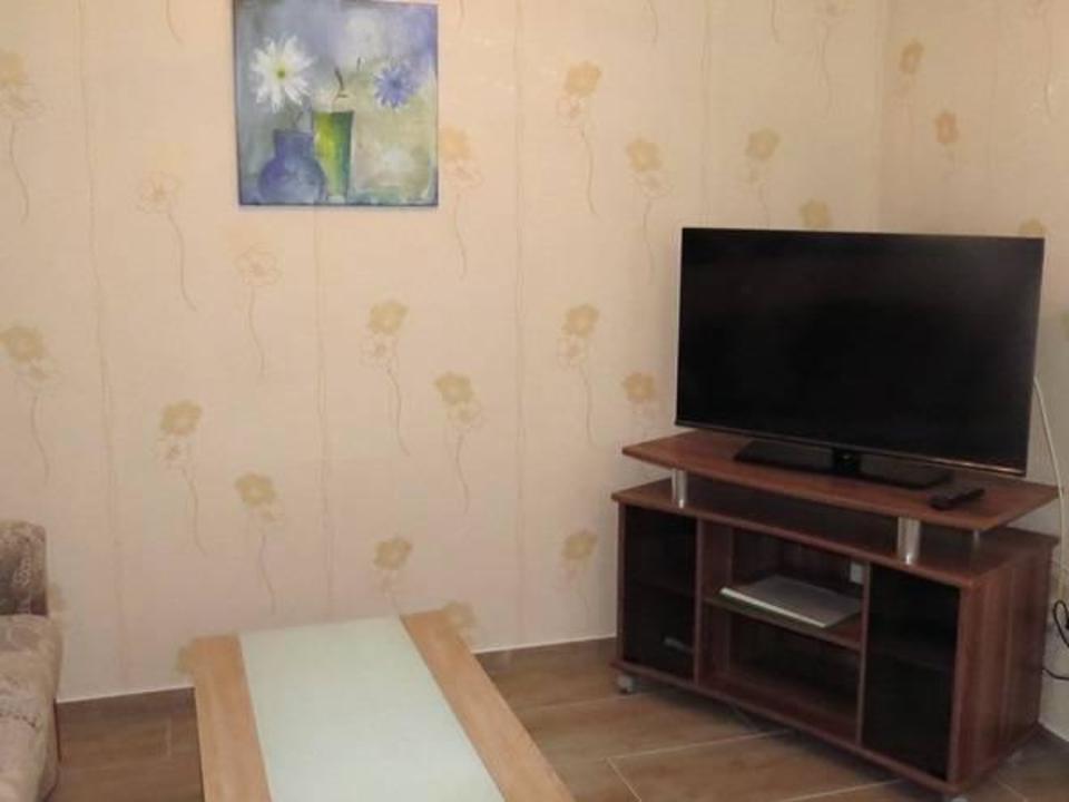 Wohnzimmer des Ferienhauses Ferienwohnung Genetzkie