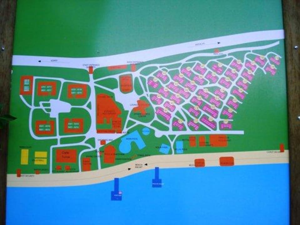 Plan der Anlage Crystal Flora Pearl Collection