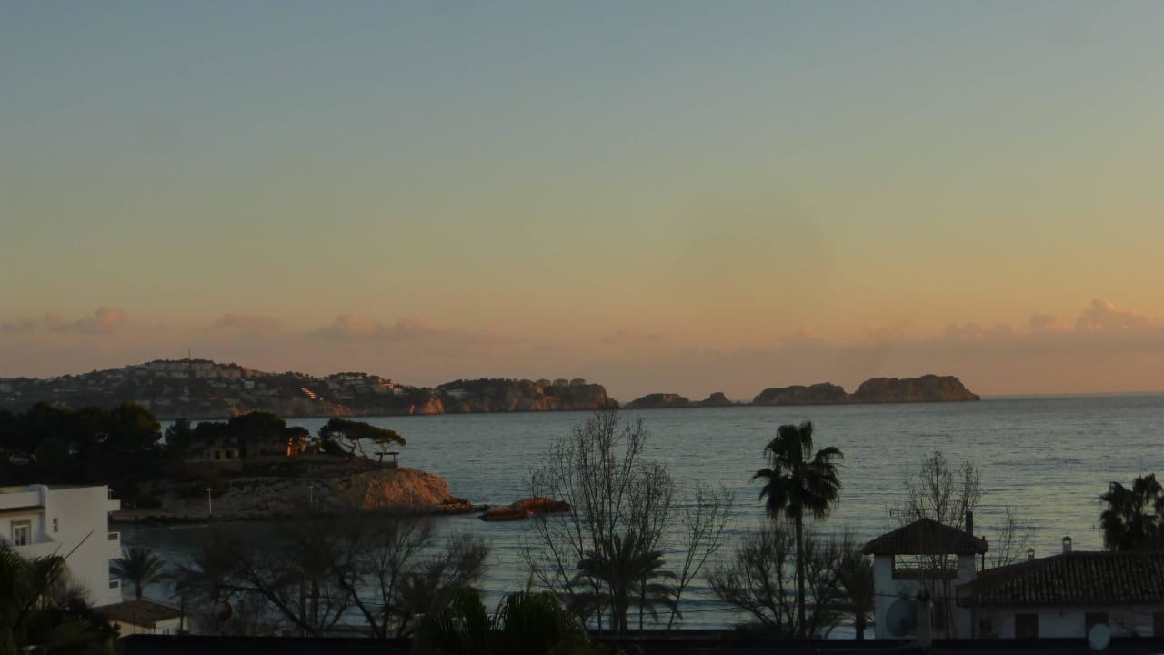 Am Abend - Blick von unserem Zimmer / Balkon HSM Linda Playa