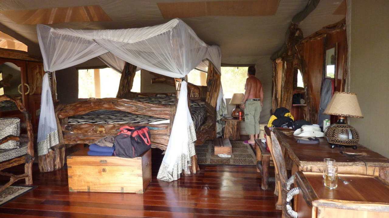 Schlafraum Royal Mara Safari Lodge
