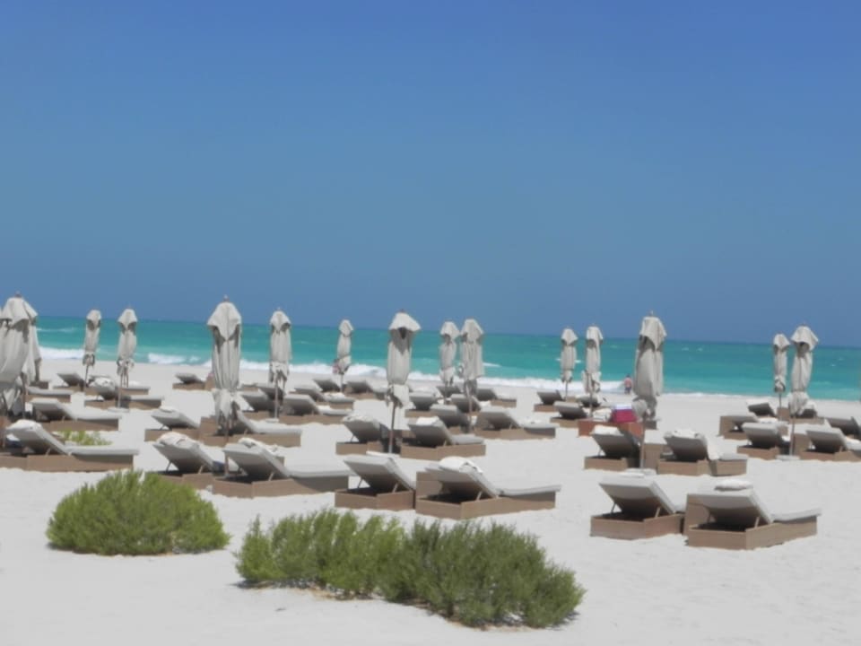 The beach area Park Hyatt Abu Dhabi Hotel and Villas