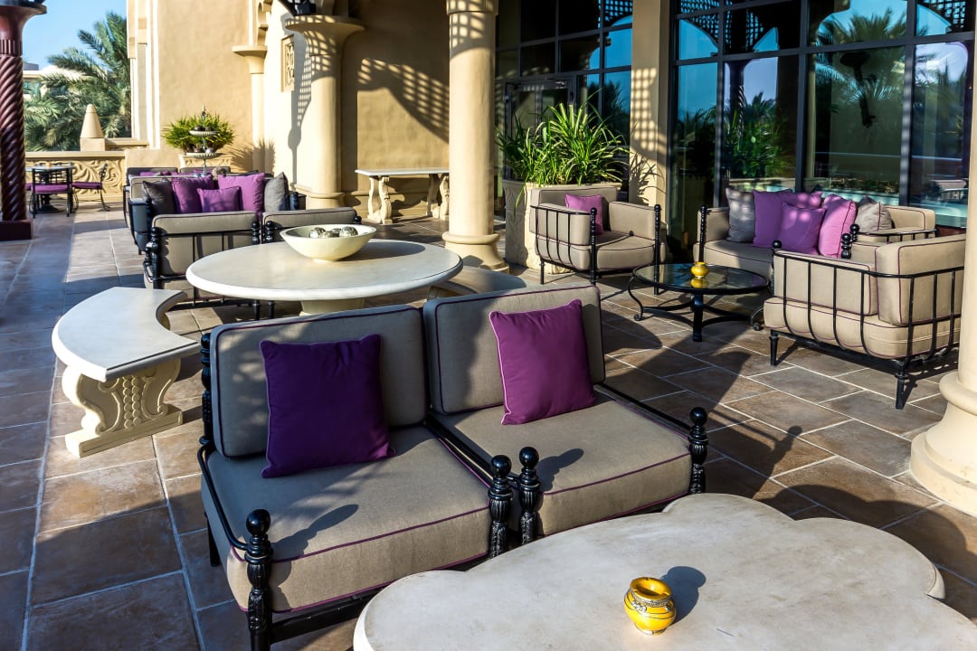 Terrasse der Lobbybar One&Only Royal Mirage Resort Dubai at Jumeirah Beach