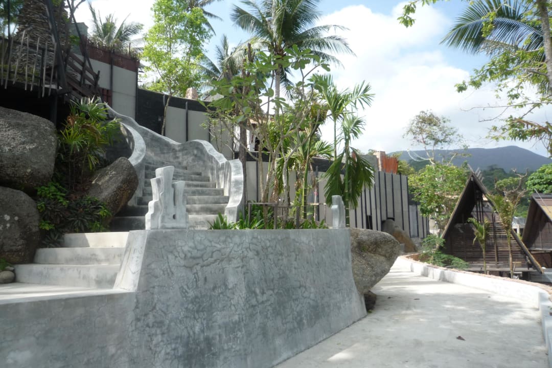 Beton, Beton und Mauern Panviman Resort Koh Phangan