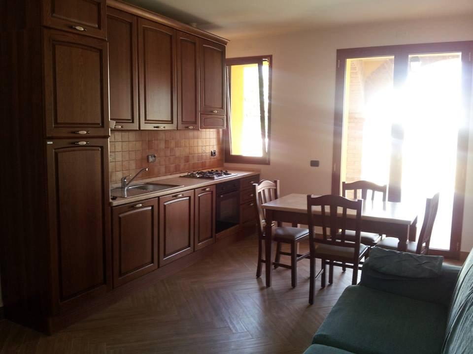 Cucina soggiorno Guesthouse Parco Del Lago