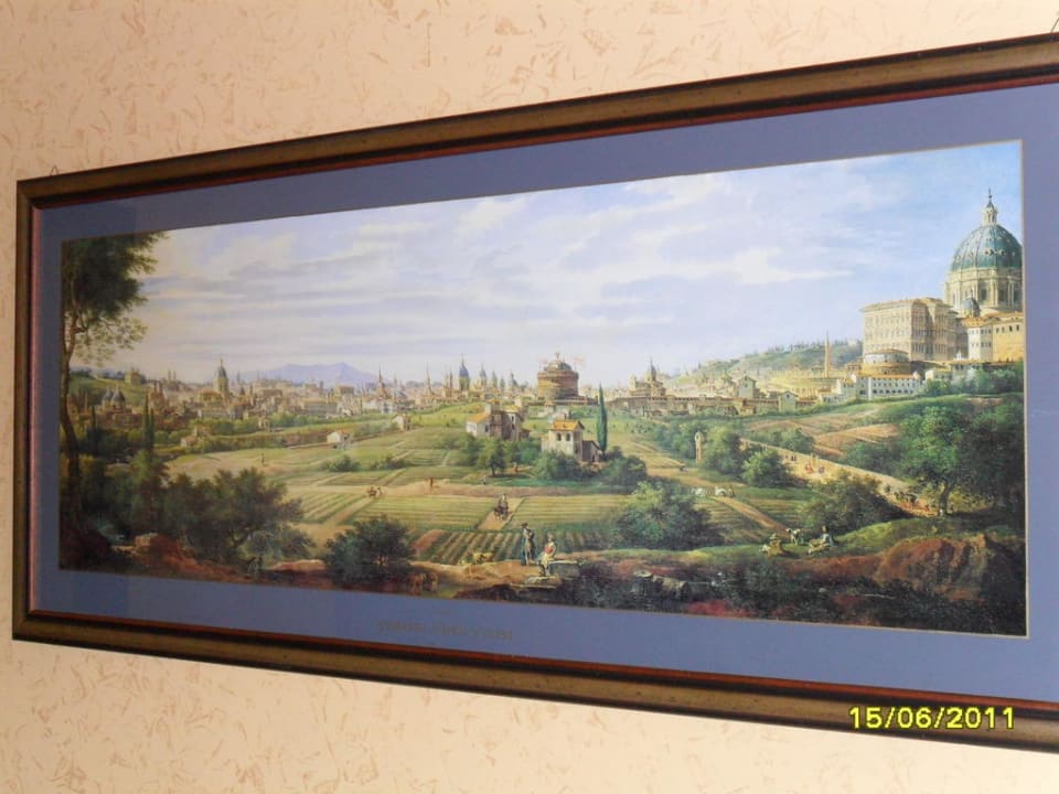 Il quadro sopra il letto Hotel Carlo Magno