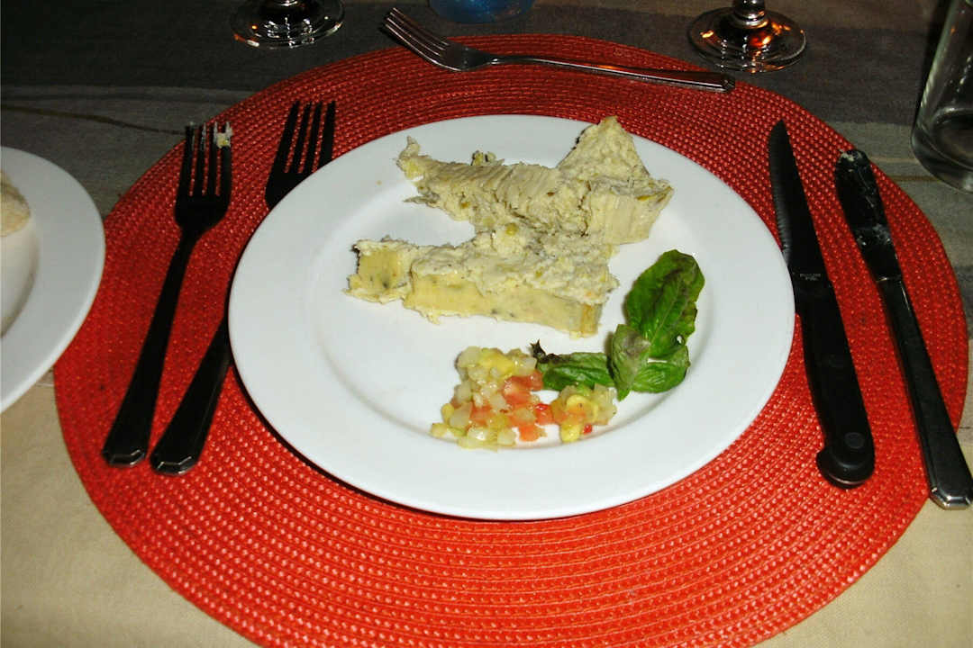 Abendessen: Vorspeise Hotel Kwara Camp