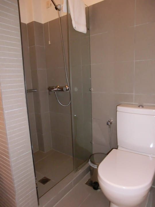 Toilette und Dusche Hotel-Apartments Poseidon Of Paros