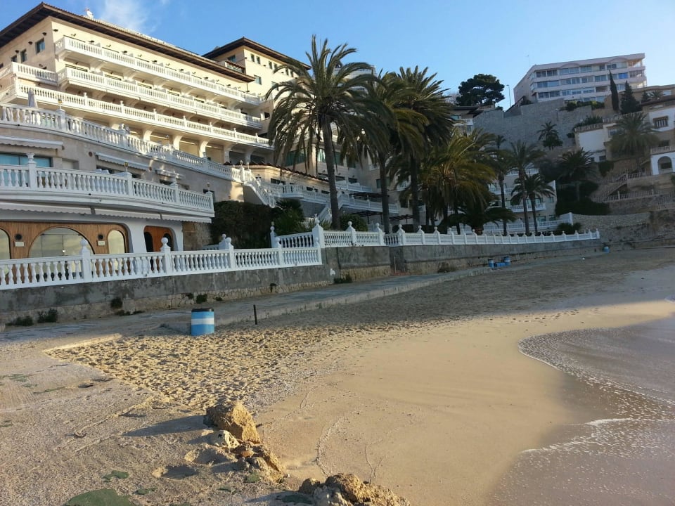 Blick vom Strand Hotel Nixe Palace