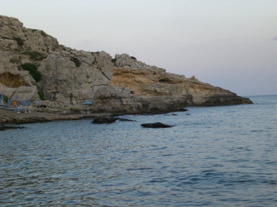 Strand Sonnenuntergang Hotel Kalithea Mare Palace