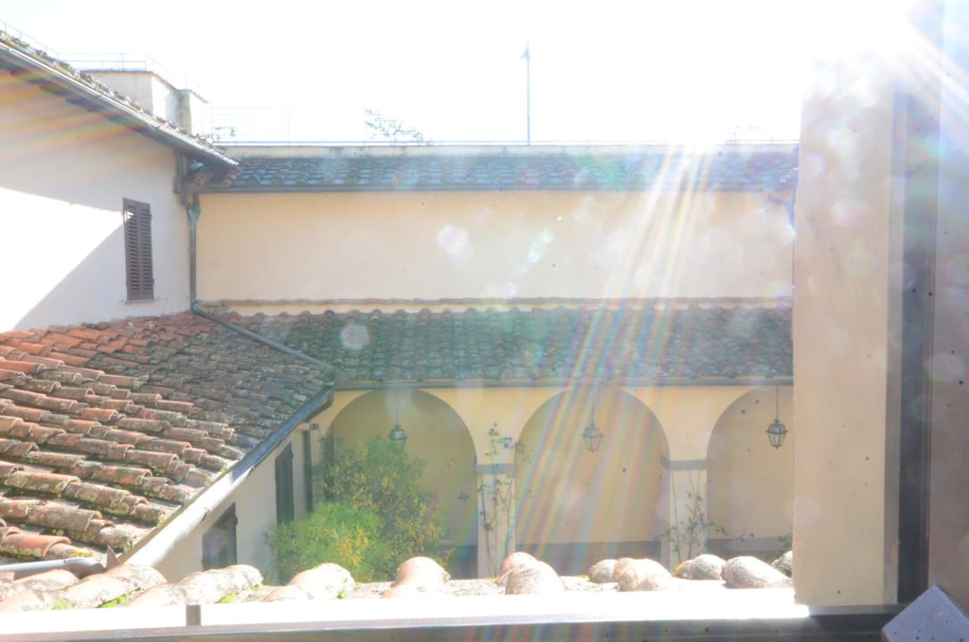 Vista dalla camera sul chiostro Antico Convento Park Hotel et Bellevue