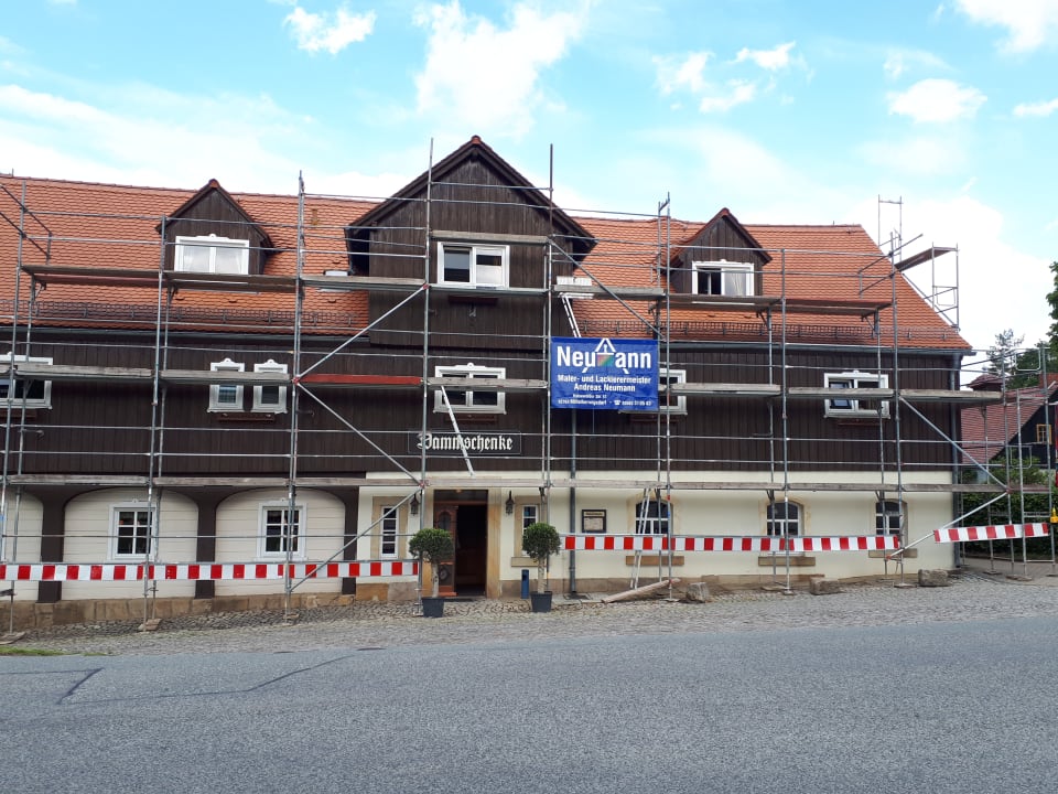 Außenansicht Gasthof & Hotel Dammschenke