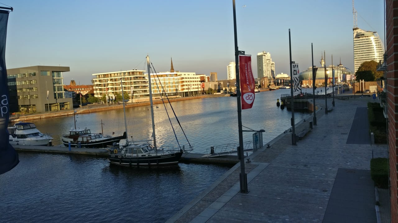 Ausblick im-jaich Boardinghouse Bremerhaven