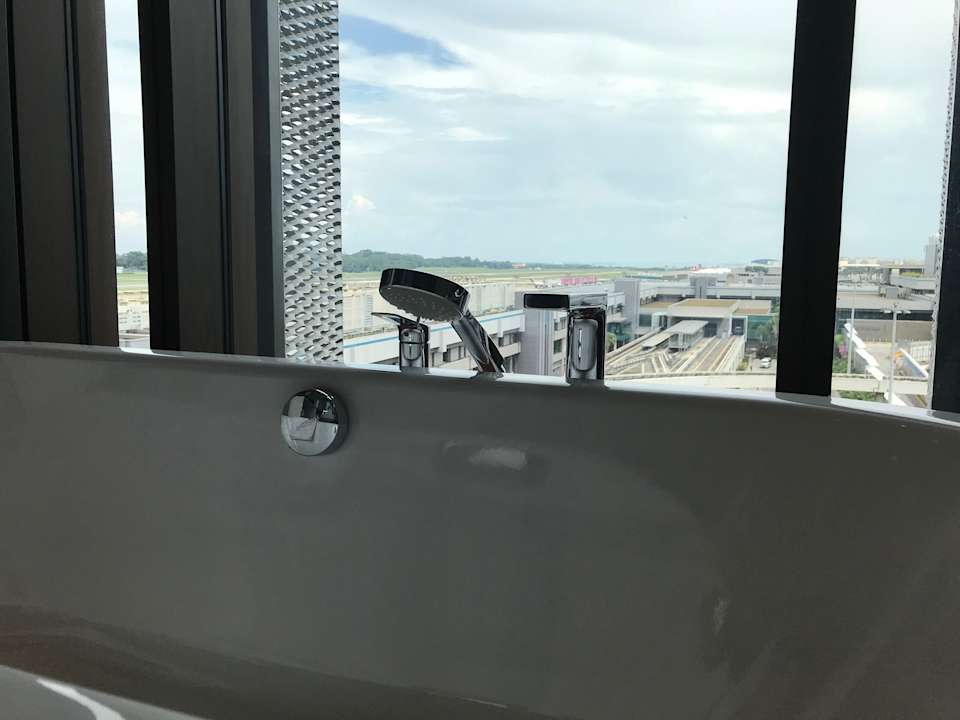 Ausblick Hotel Crowne Plaza Changi Airport