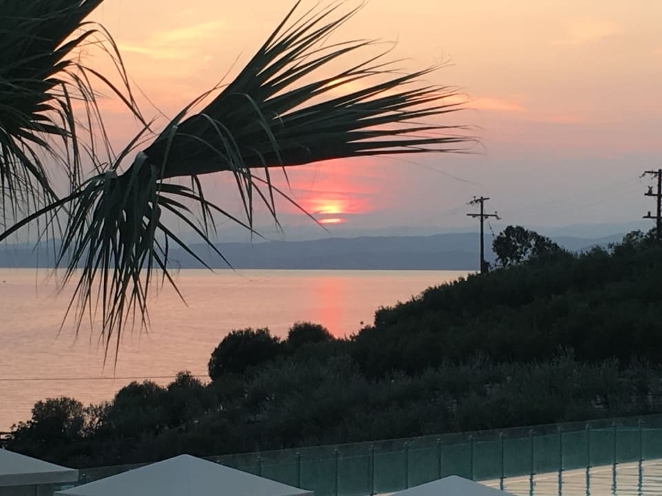 Ausblick Akrathos Beach Hotel