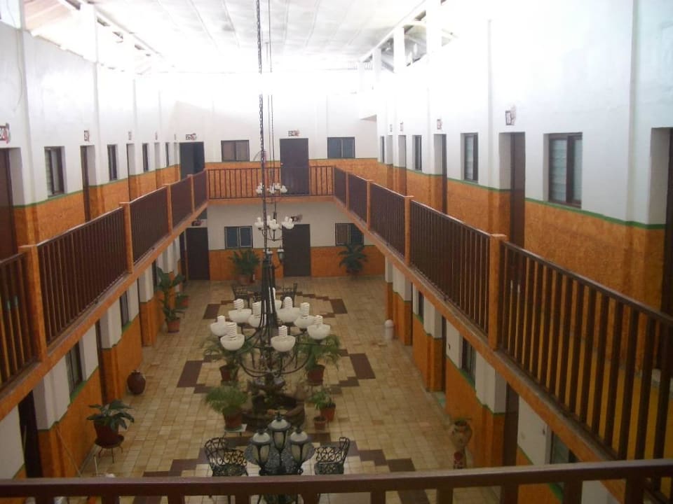 Vista pasillo Hotel Cervantino