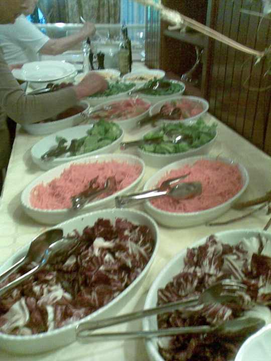 Salatbuffet Hotel Ermione