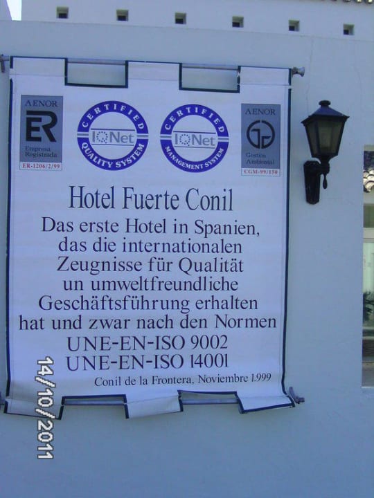 Auszeichnung Fuerte Conil-Resort