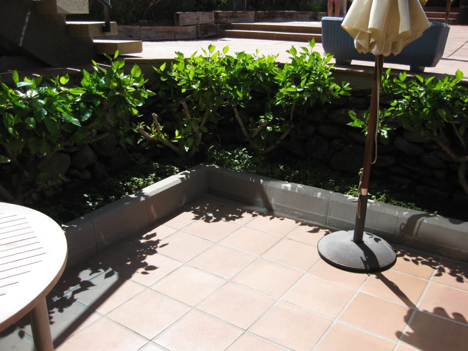 Ausblick auf die Terrasse Las Tabaibas Appartements