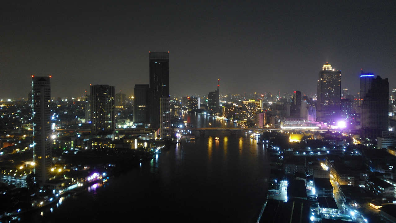 Blick vom China Restaurant Chatrium Hotel Riverside Bangkok