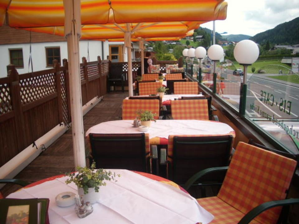 Terrasse / Biergarten Gasthof Dorfwirt