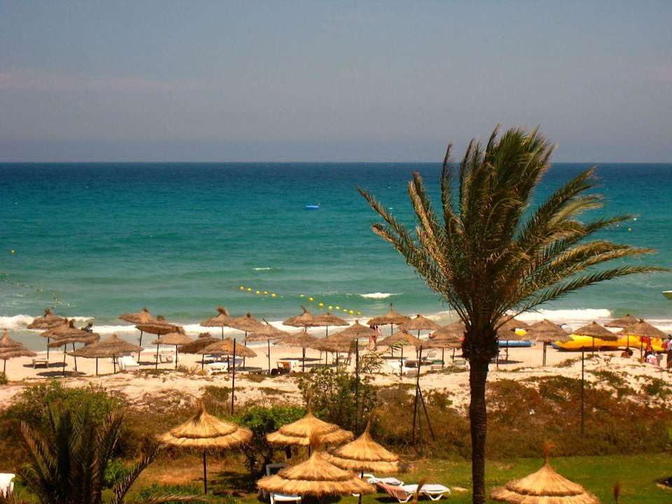 Blick vom Balkon Mahdia Beach & Aquapark