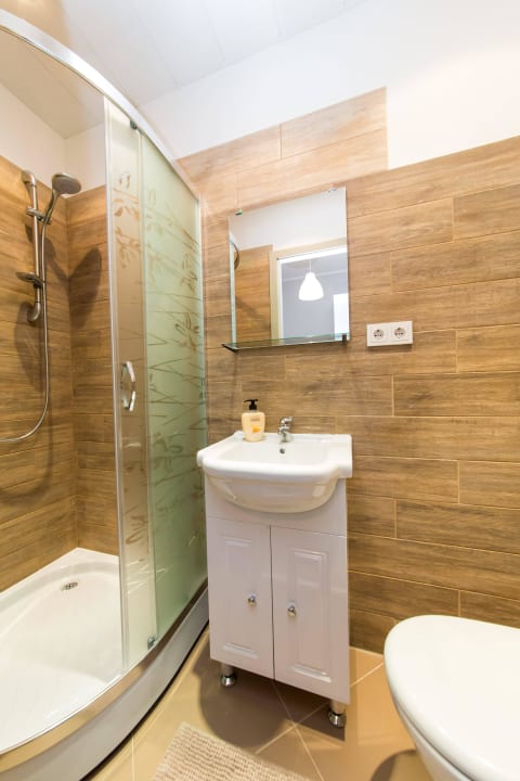 WC, shower Vilnius center apartment