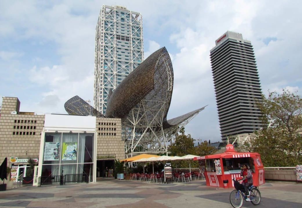 Walkway view Hotel Arts Barcelona