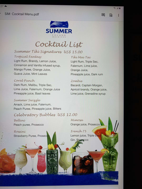 Gastro Summer Island Maldives