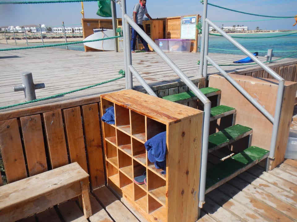 Steg, Ablagefächer Hotel Gorgonia Beach Resort