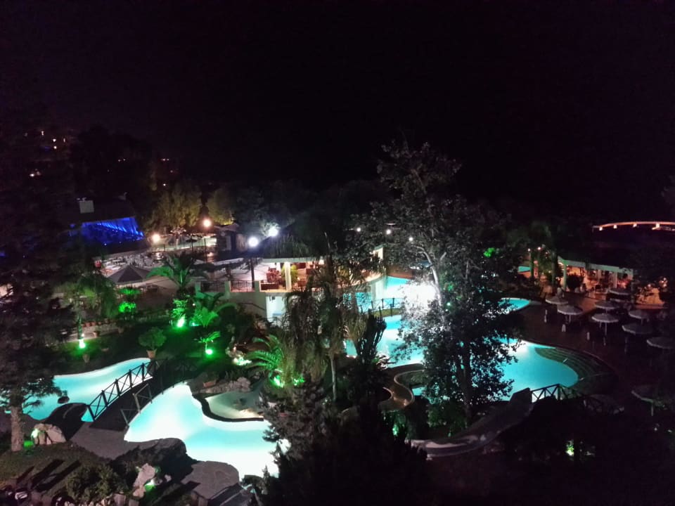 Ausblick am Abend Hotel Calypso Beach