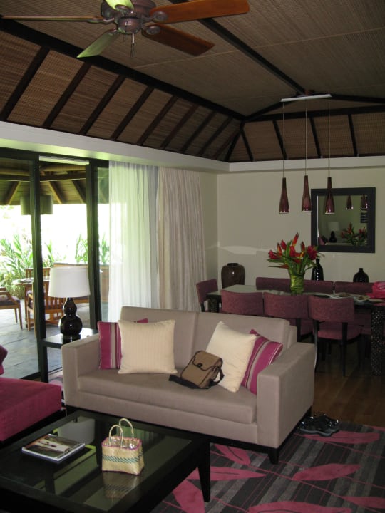 Wohnzimmer einer Residenz Hotel Four Seasons Resort Mauritius at Anahita