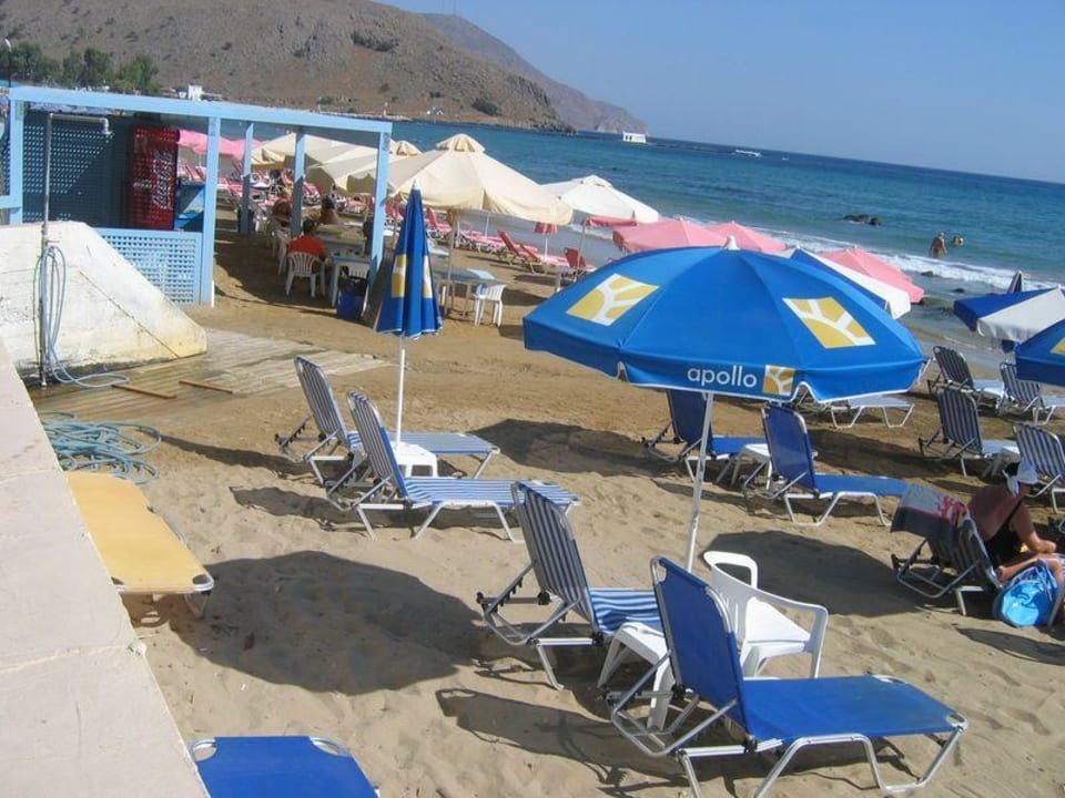 Strand vor dem Hotel Hotel Corissia Princess