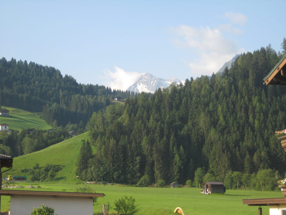 Ausblick aus unerem Schlafzimmer Kinderbauernhof Scharrerhof