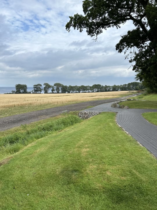 Außenansicht Ferienbauernhof Liesenberg mit Meerblick