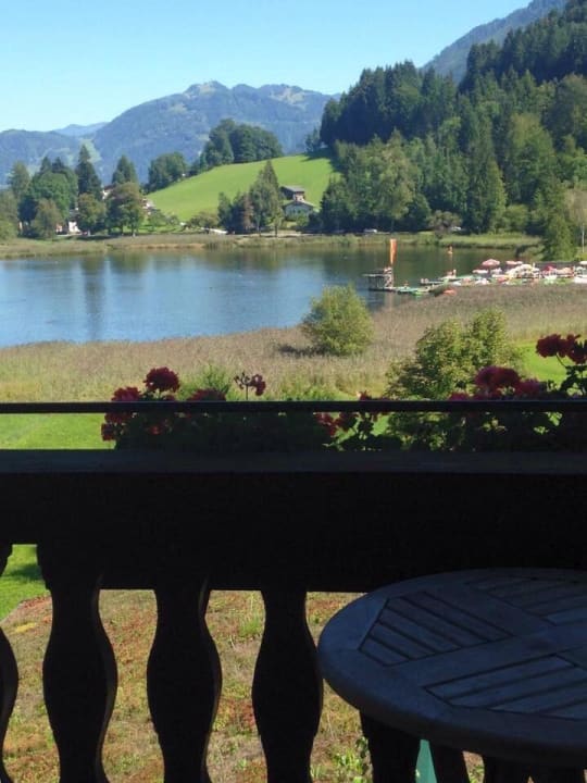Welch Ausblick! Hotel Seehof Goldegg