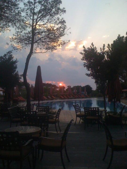 Sonnenuntergang am Pool Ali Bey Resort Sorgun