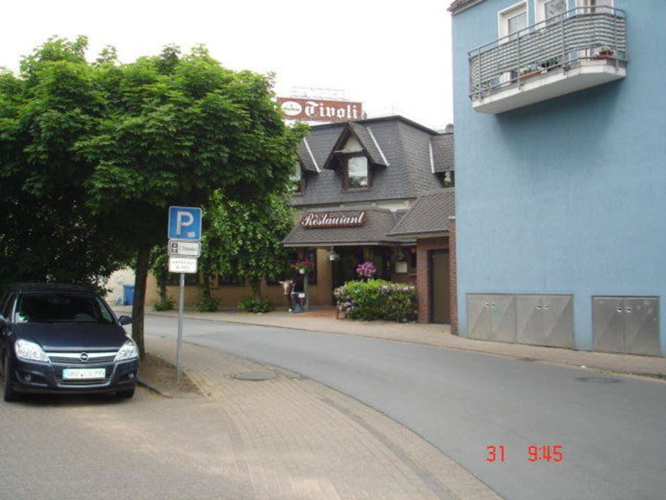 Haupteingang Hotel Tivoli