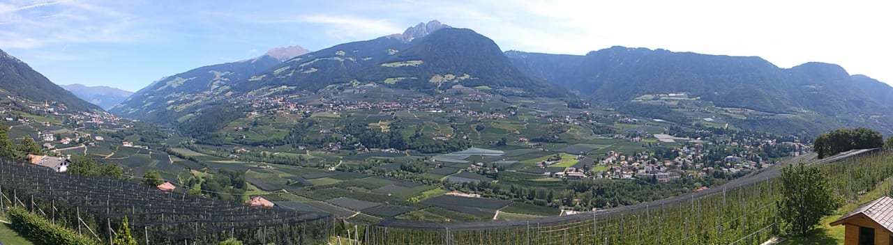 Ausblick vom Balkon Pension Forcher