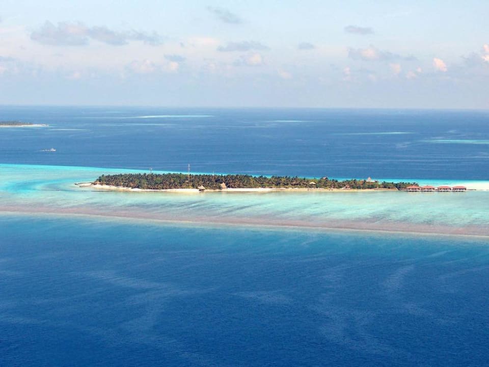 Anflug auf Summer Island Summer Island Maldives