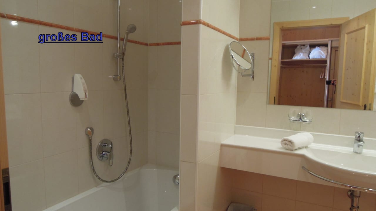 Unser Badezimmer Auenhotel