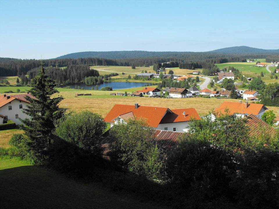 Blick vom Balkon Ferienhotel Hochstein